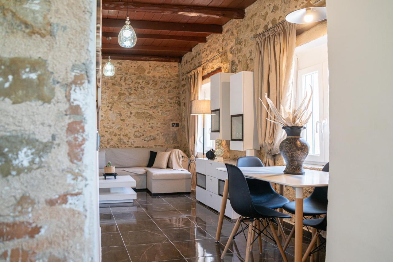 Olea Stone House Near The Sea Villa Notos Ngoại thất bức ảnh